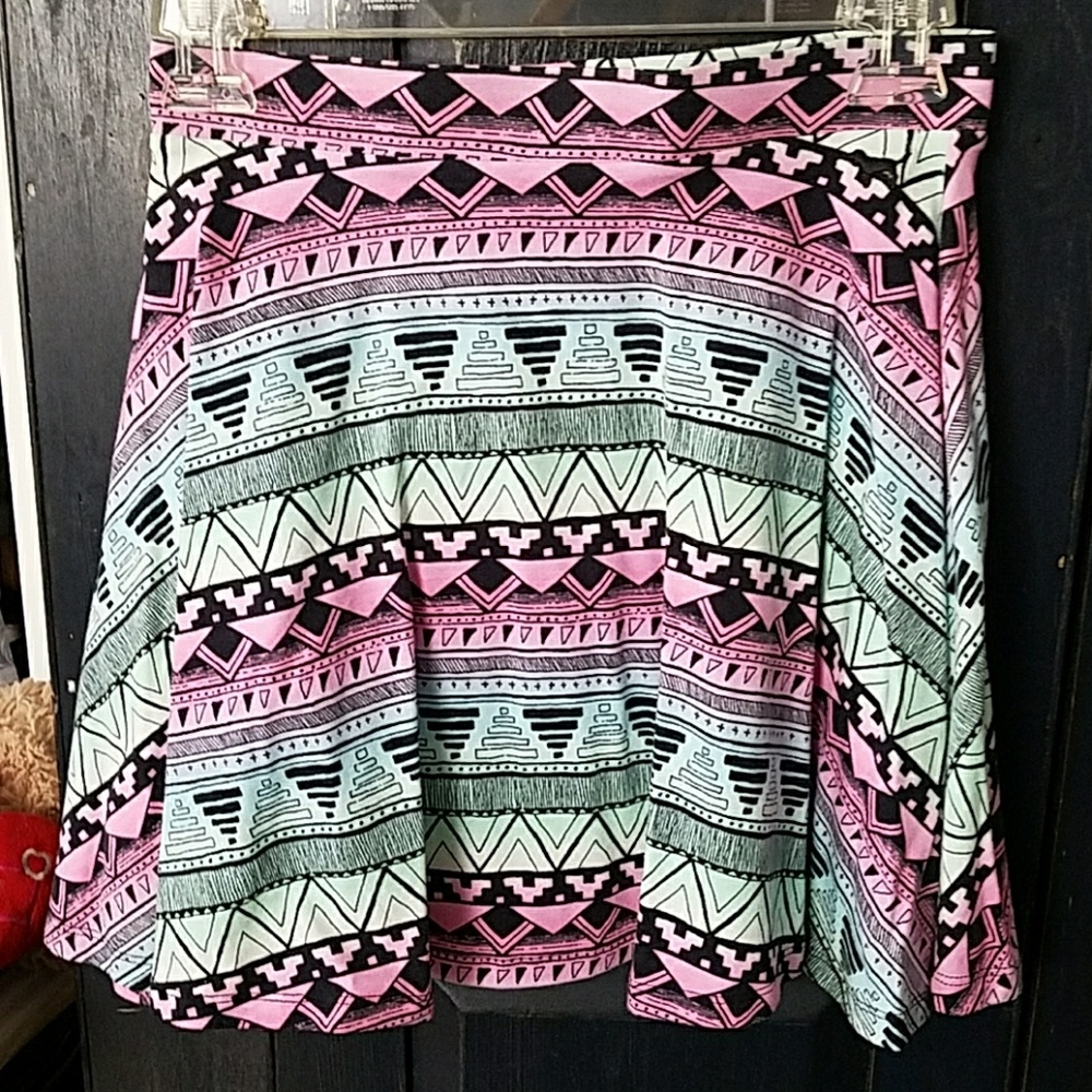Pink skater skirt